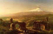 Thomas Cole Mount Etna from Taormina china oil painting reproduction